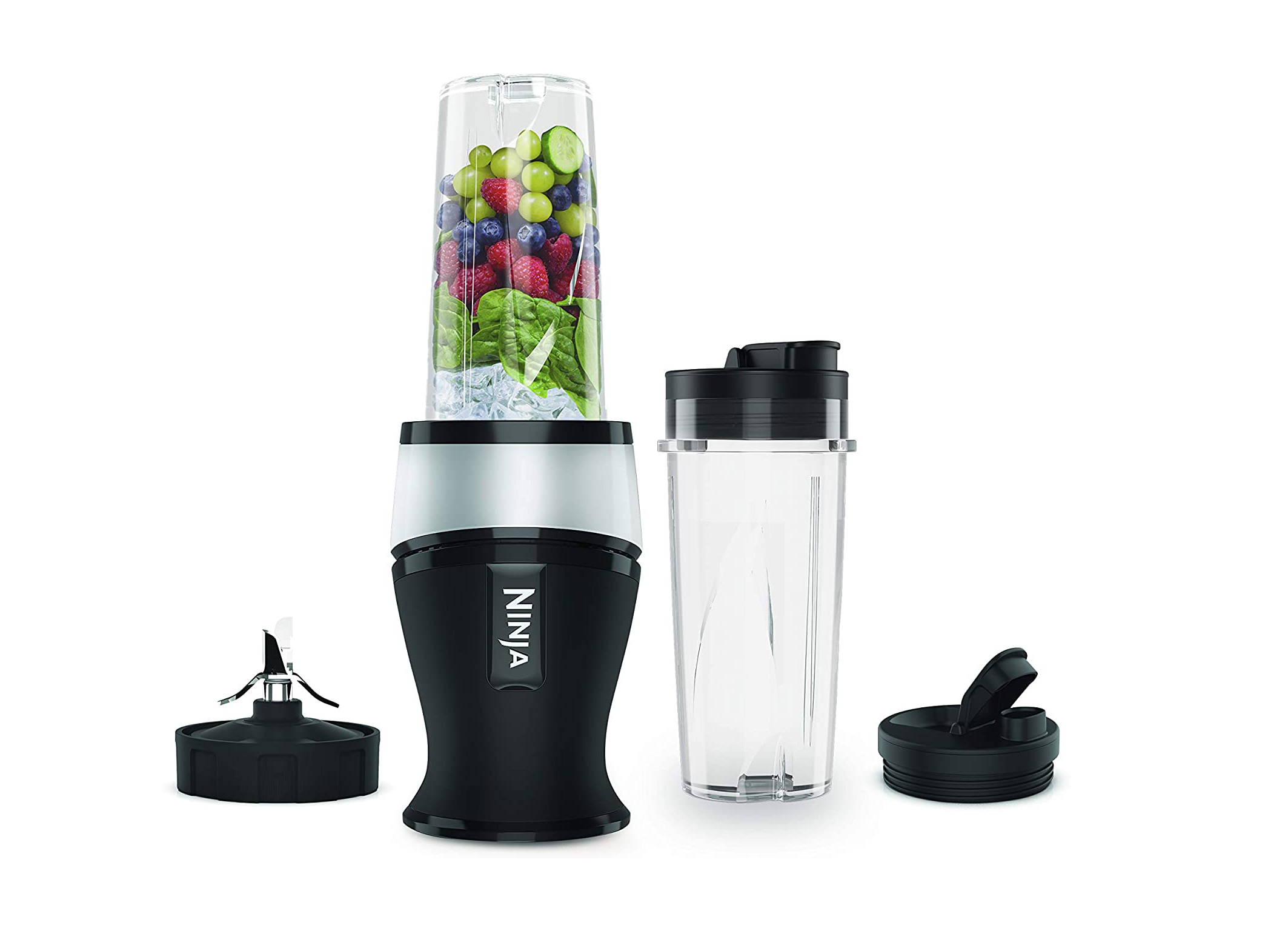 Ninja Nutri Slim Blender and Smoothie Maker on white background