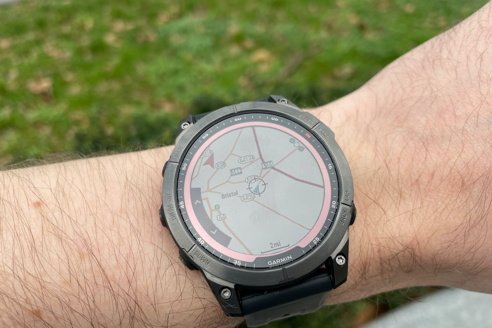 Garmin Fenix 7 map