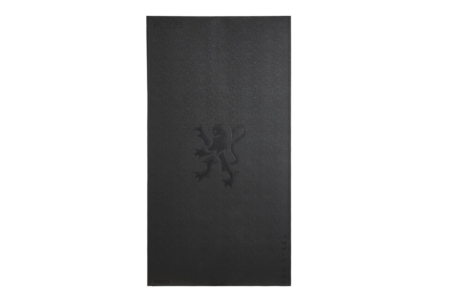 Black turbo trainer mat