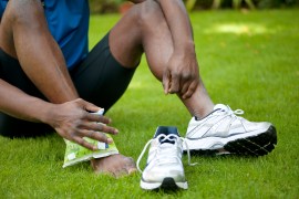 How to treat a sprained ankle