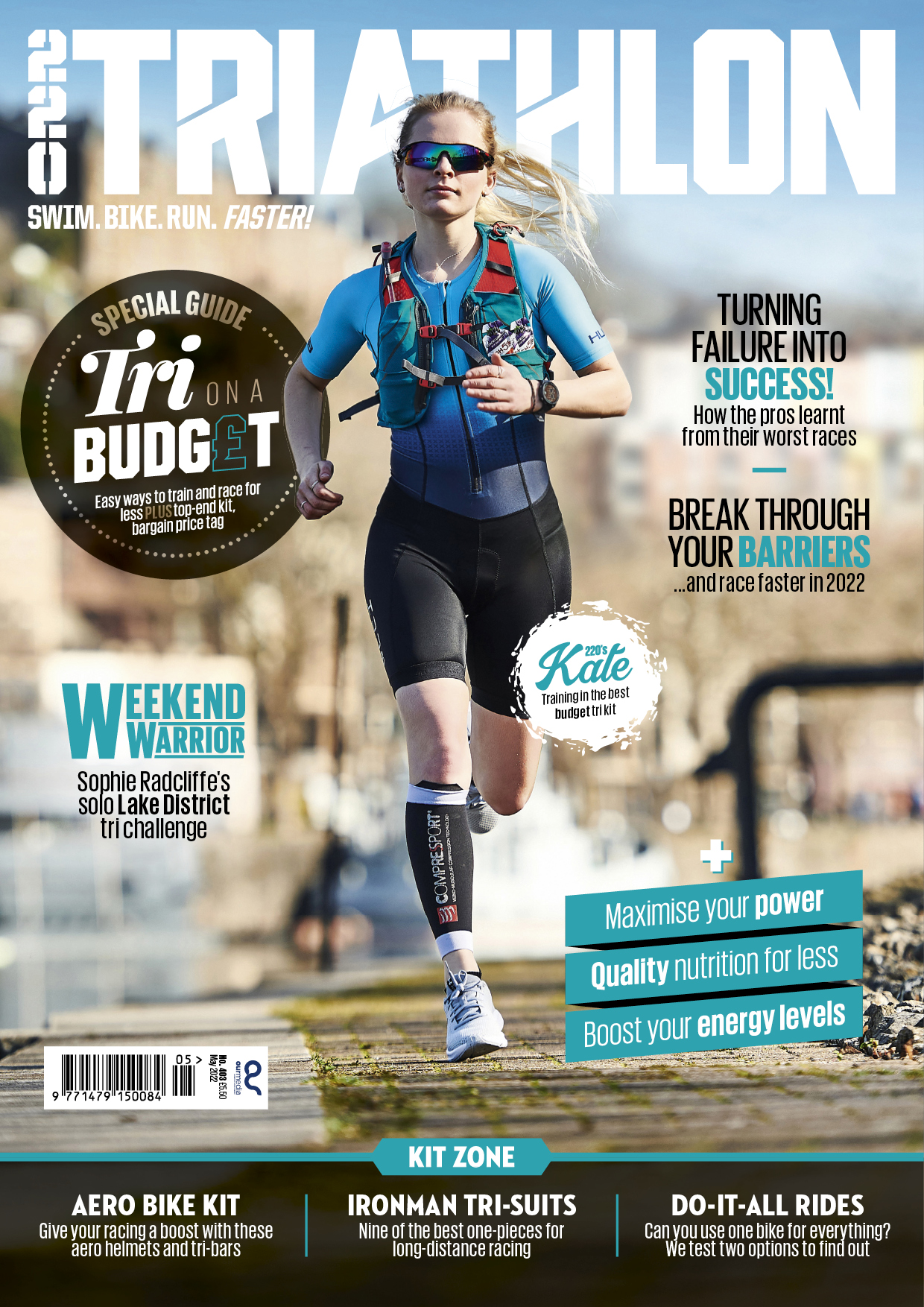 Cover of 220 Triathlon Issue 403