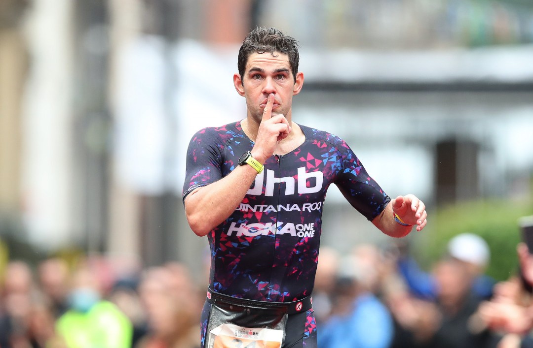 British triathlete Joe Skipper racing at Ironman UK