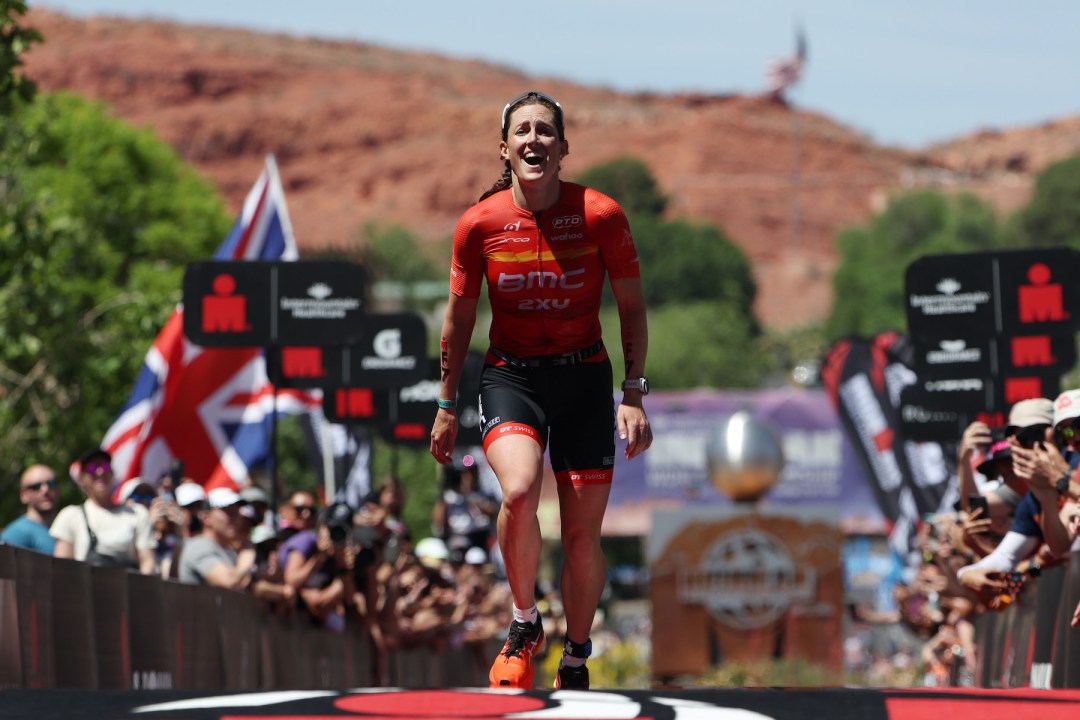 Kat Matthews finishes second in the Ironman World Championship