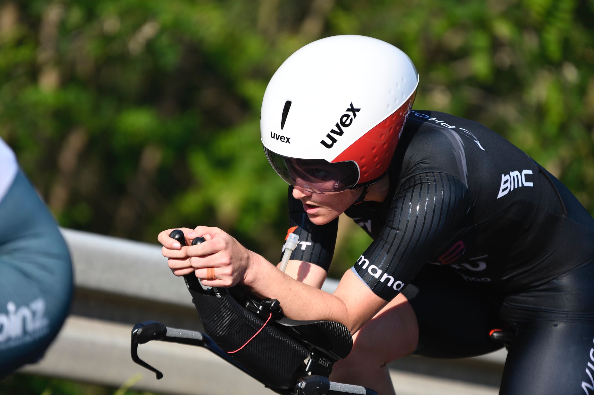 Kat Matthews cycling at Sub8