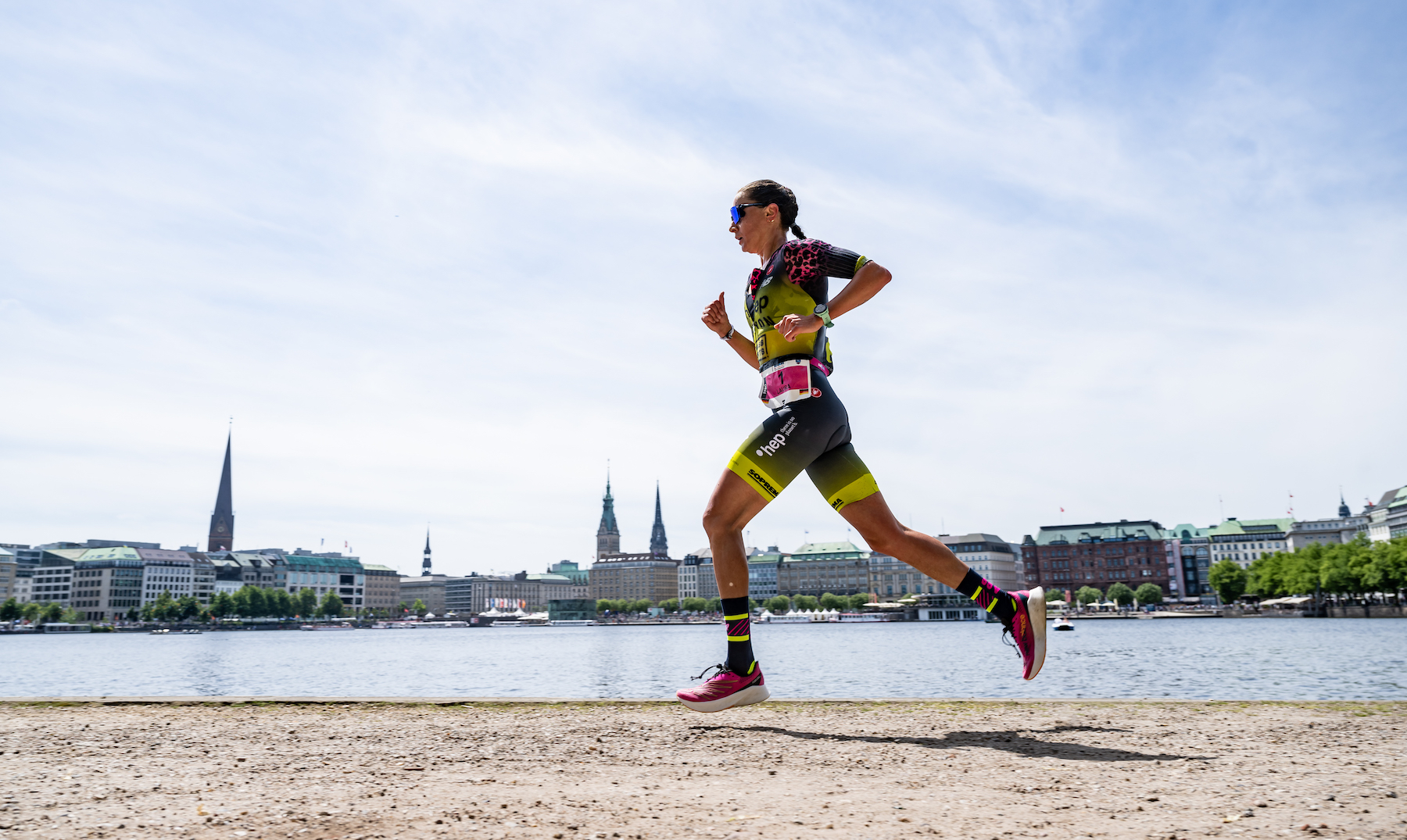 Laura Philipp races at Ironman Hamburg