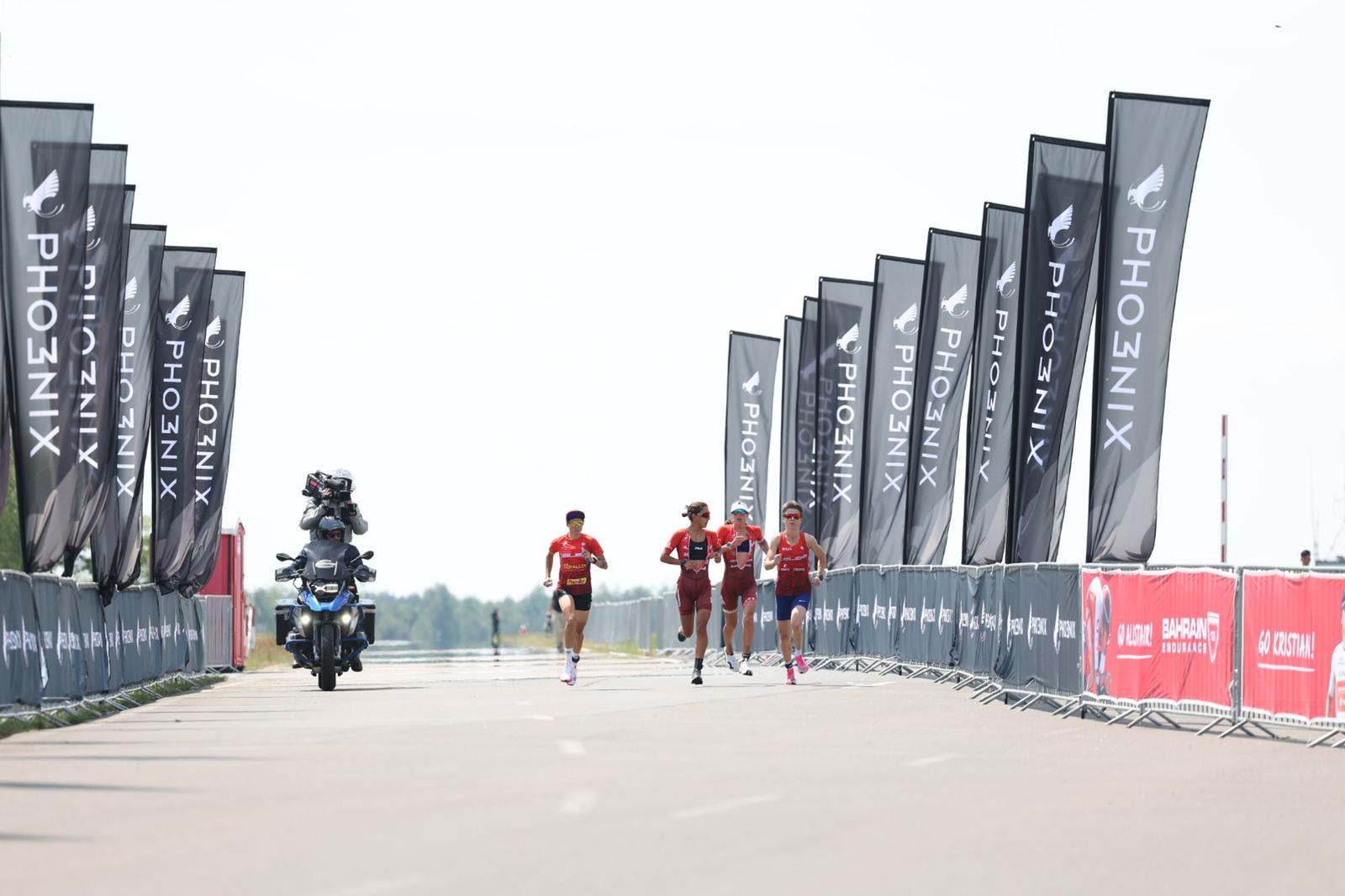 Nicola Spirig running during Sub8