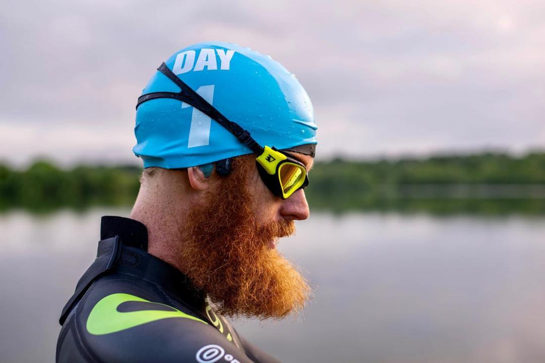 Sean Conway starts his 102 iron-distance triathlons