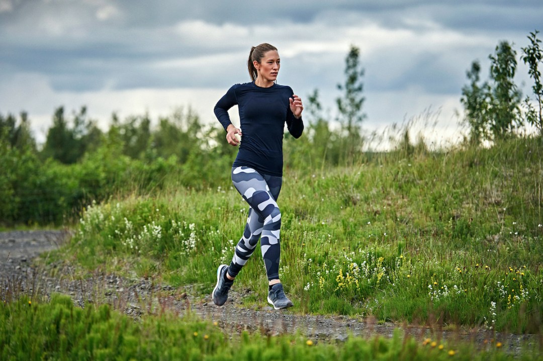 Woman run training