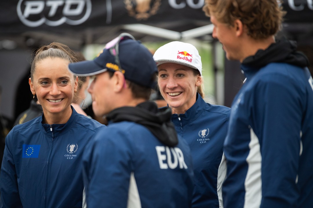 Daniela Ryf and Laura Philipp at the 2022 Collins Cup
