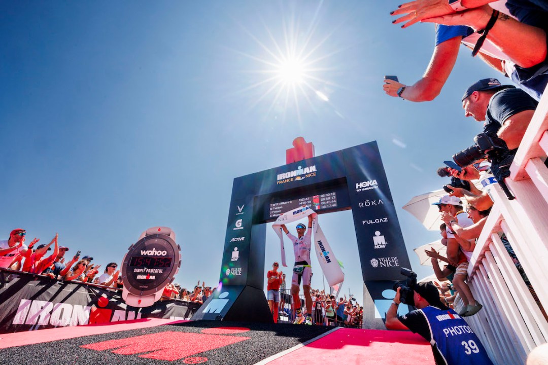 French triathlete Clement Mignon wins Ironman France 2023 in Nice, France