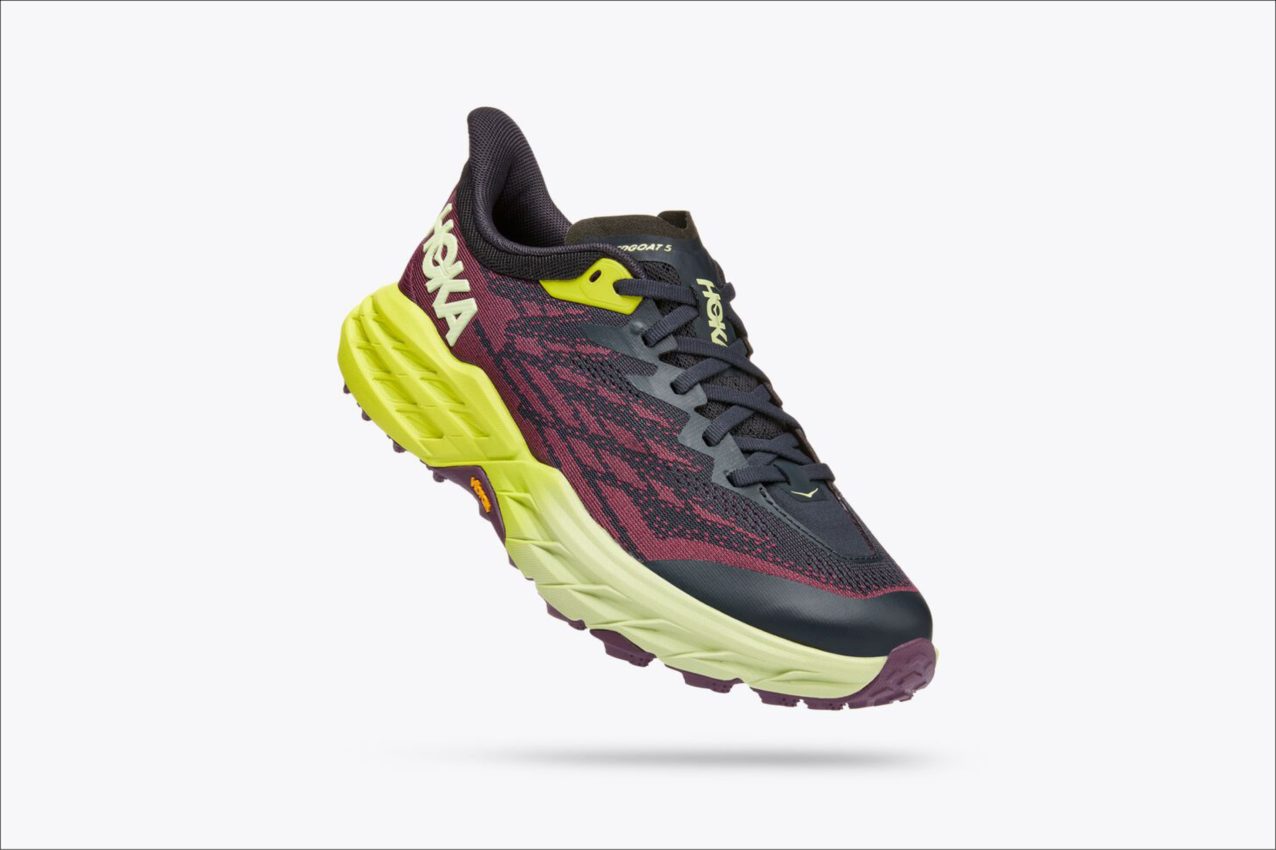 Women's Hoka Speedgoat 5 in Blue Graphite / Evening Primrose