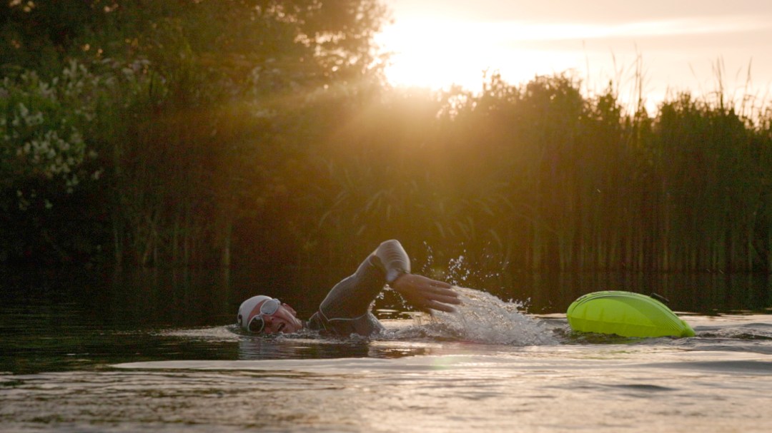 river swimming as a triathletes