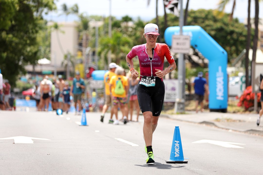 Daniela Ryf racing at the 2022 Ironman World Championship