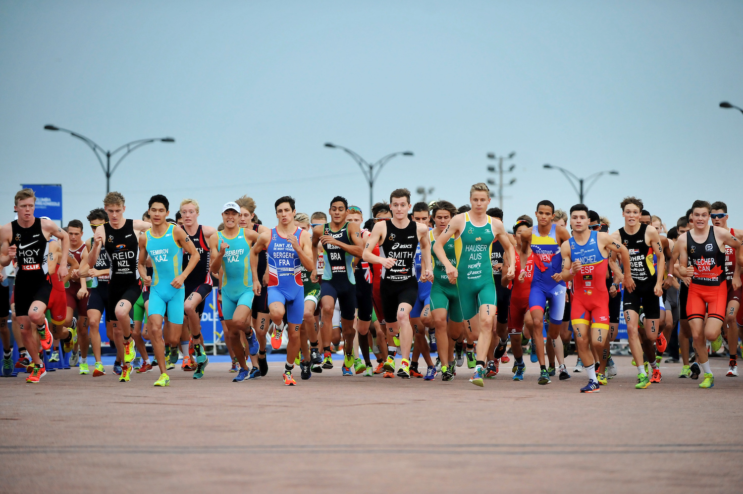 Leo Bergere competes in Chicago