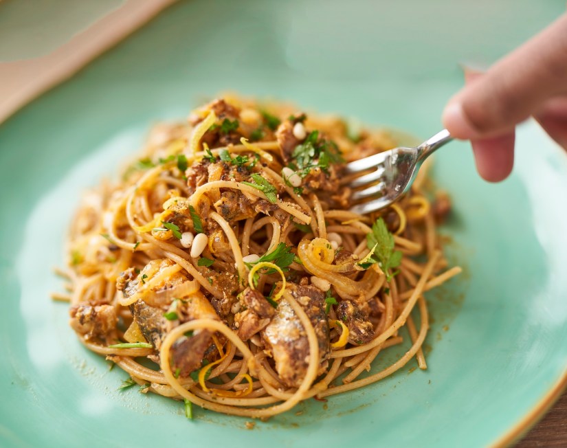 Sicilian sardine spaghetti