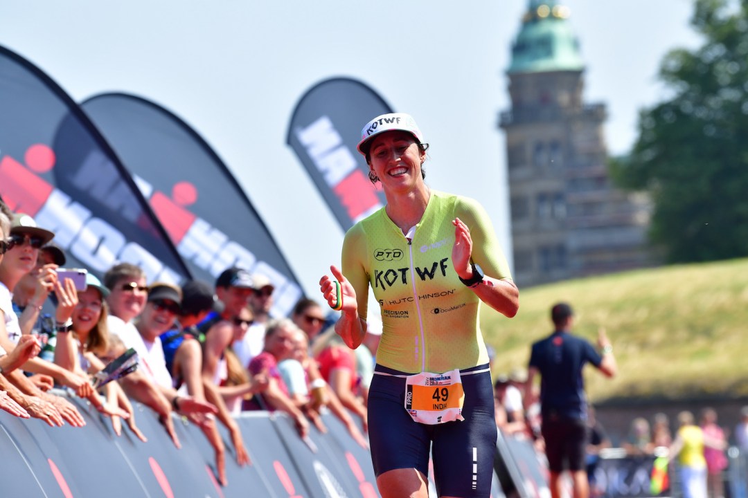 India Lee of United States of America finishes in 3rd place at the IRONMAN 70.3 Elsinore on June 26, 2022 in Helsingor, Denmark.