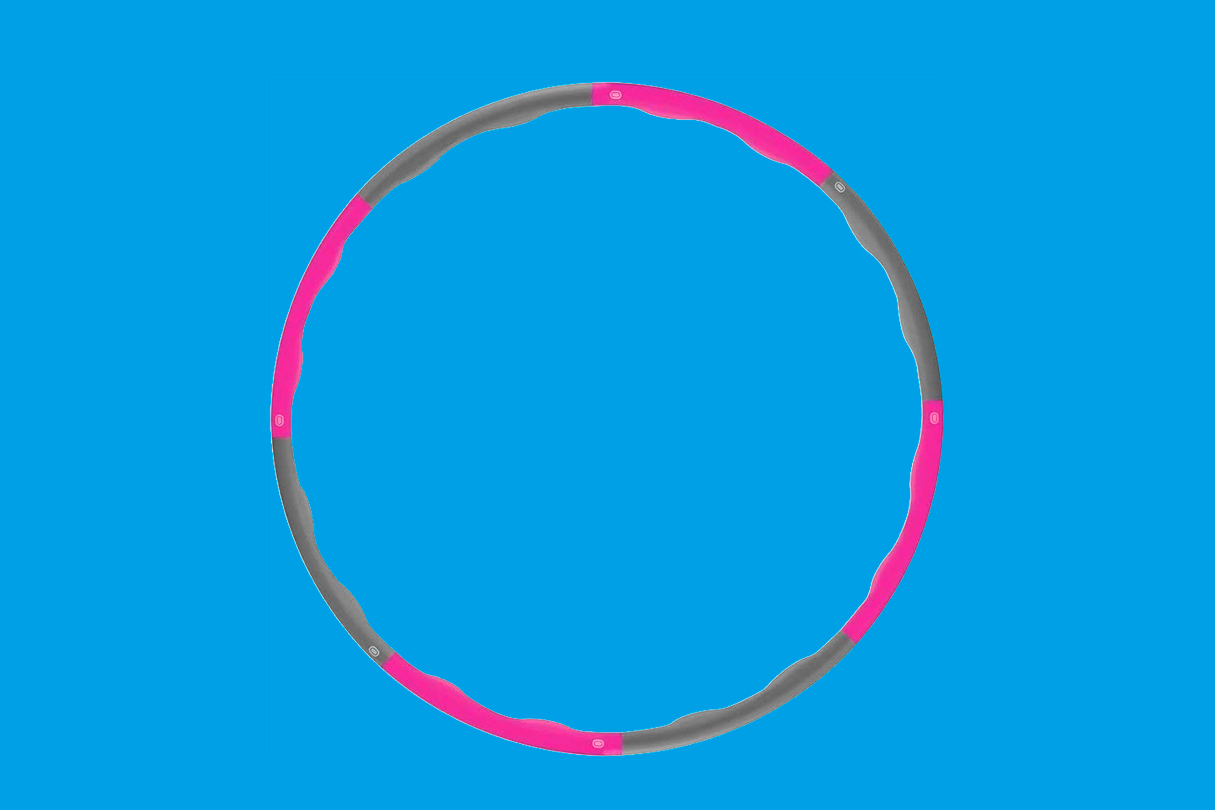 ResultSport UK The Original Weighted Hula Hoop on a blue background