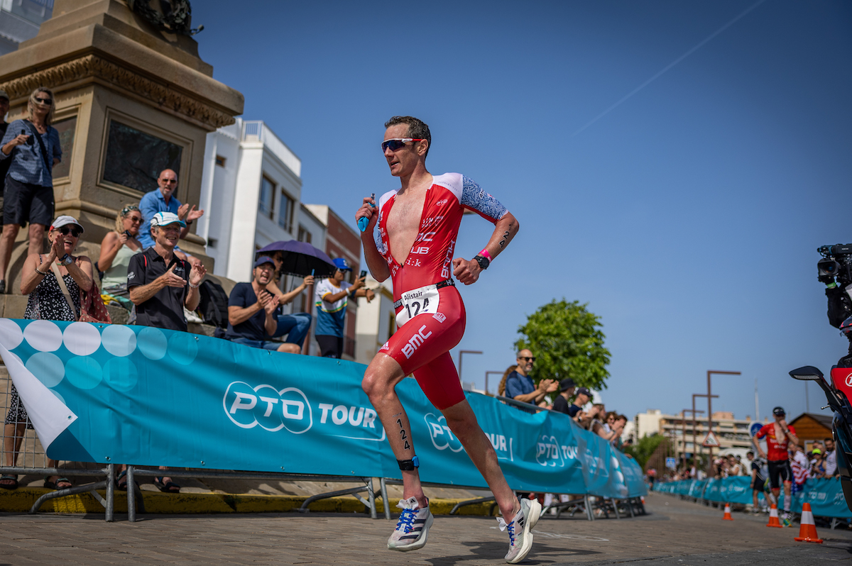 Alistair Brownlee racing at PTO European Open