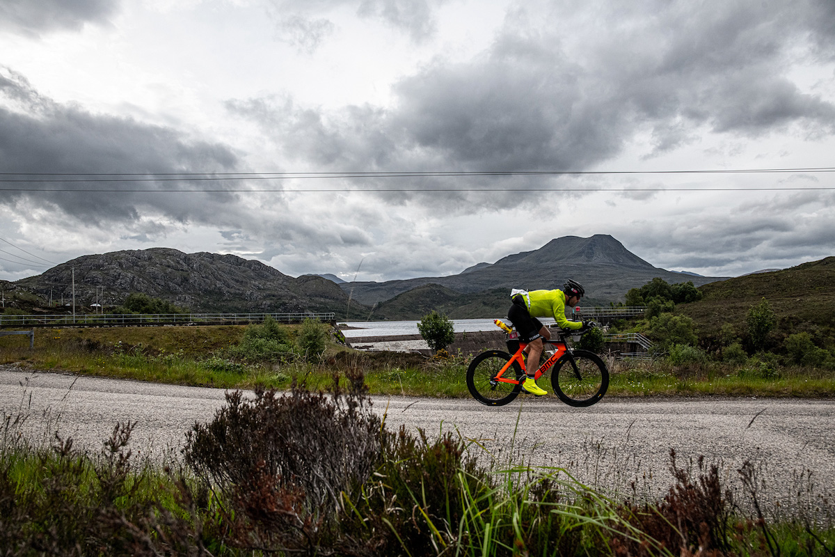 Bike leg of the Celtman Triathlon