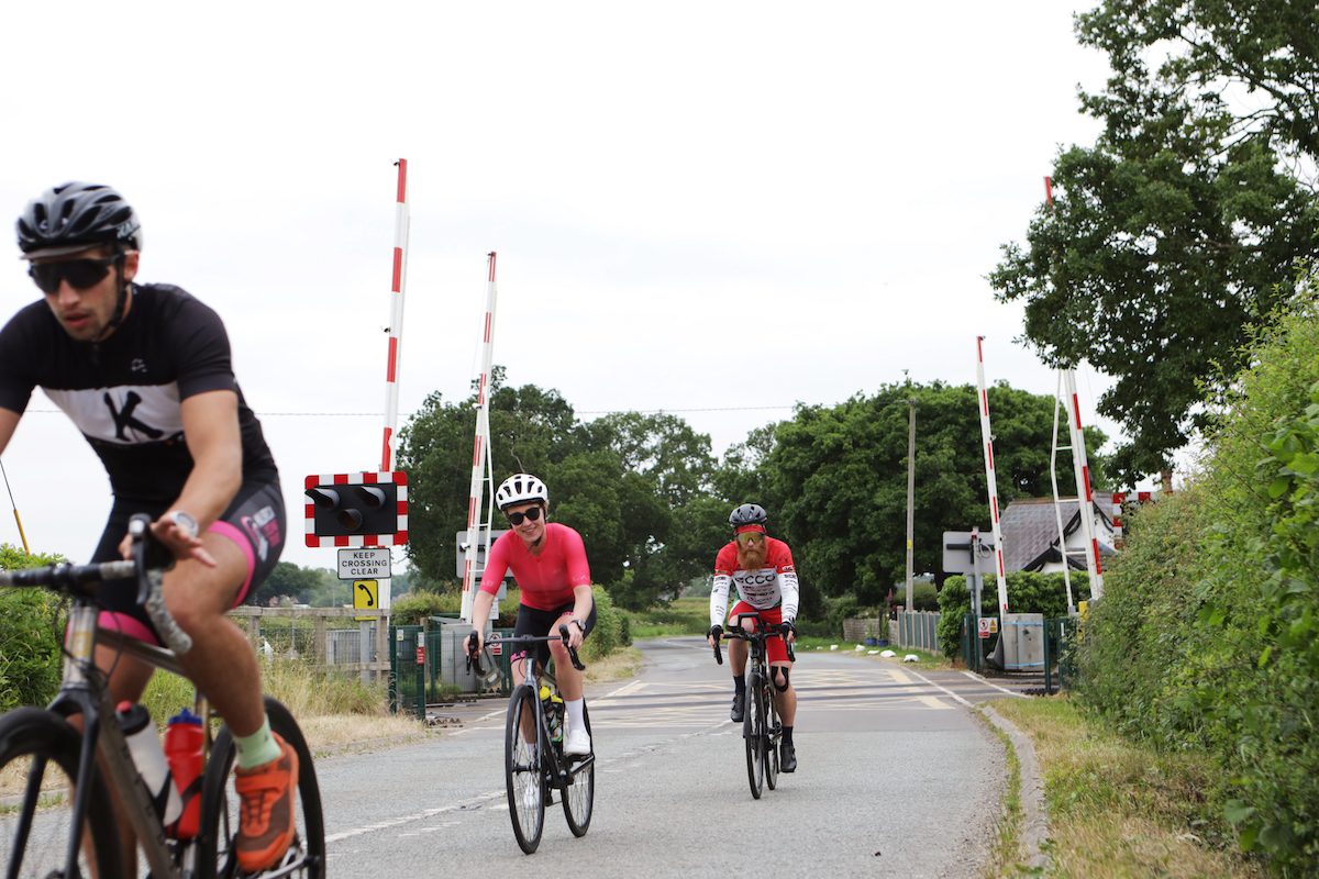 Sean Conway on the bike