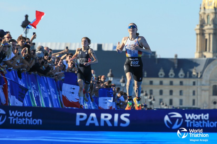 Team Germany win the Paris Olympics Mixed Relay Test Event