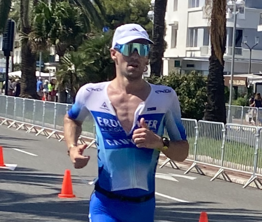 Patrick Lange in the Ironman World Championship in Nice