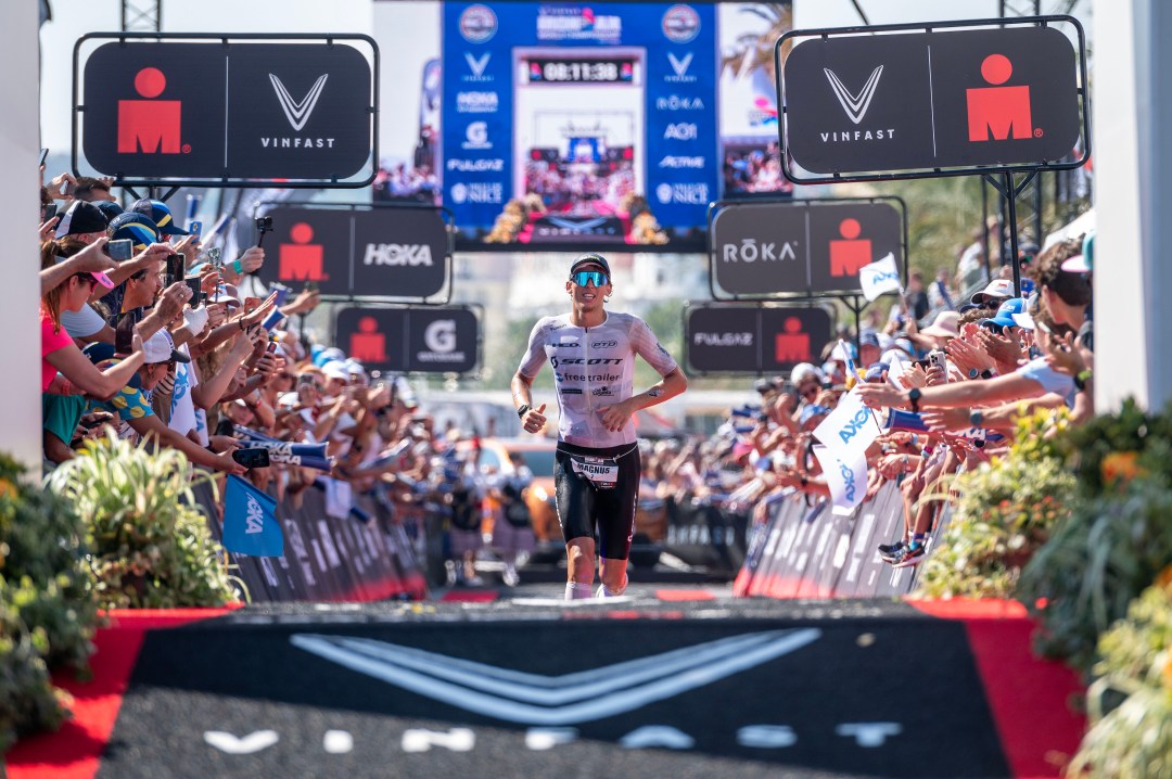 Magnus Ditlev comes third in the Ironman World Championship in Nice