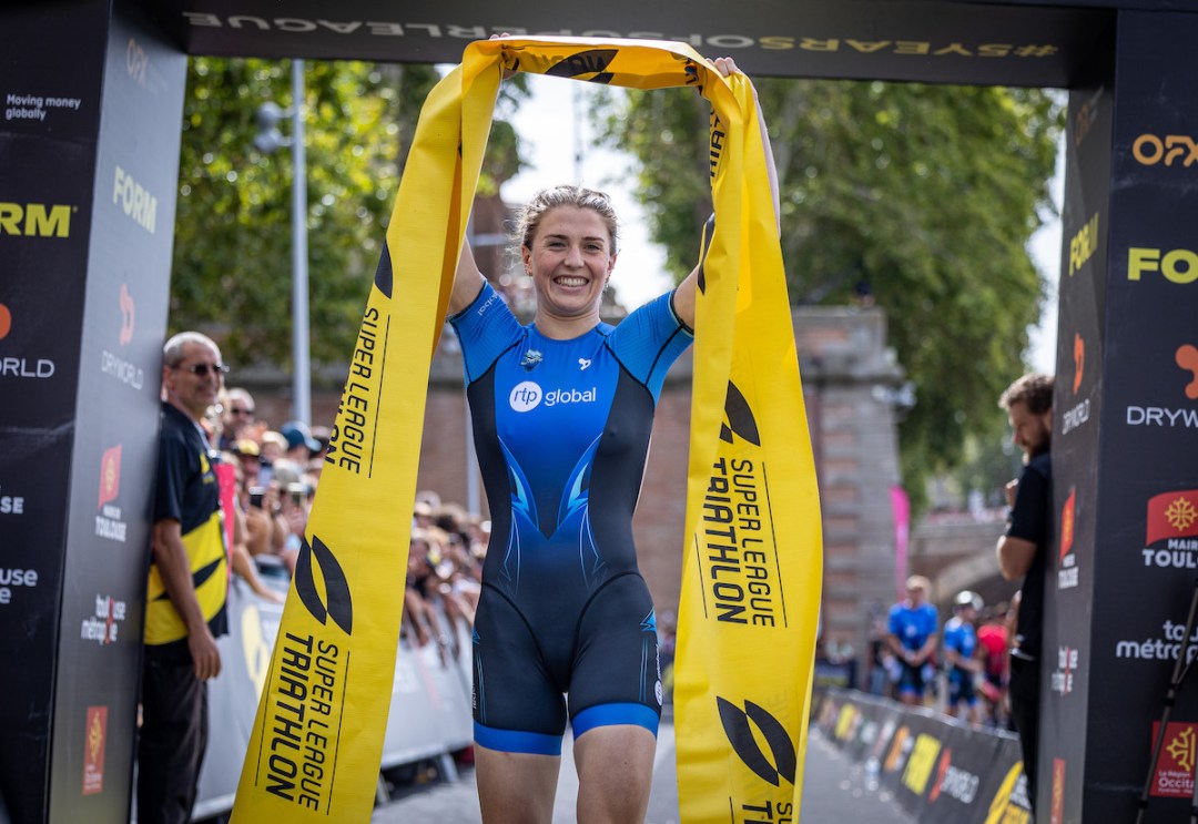 GB triathlete Kate Waugh wins Super League Toulouse race 2023