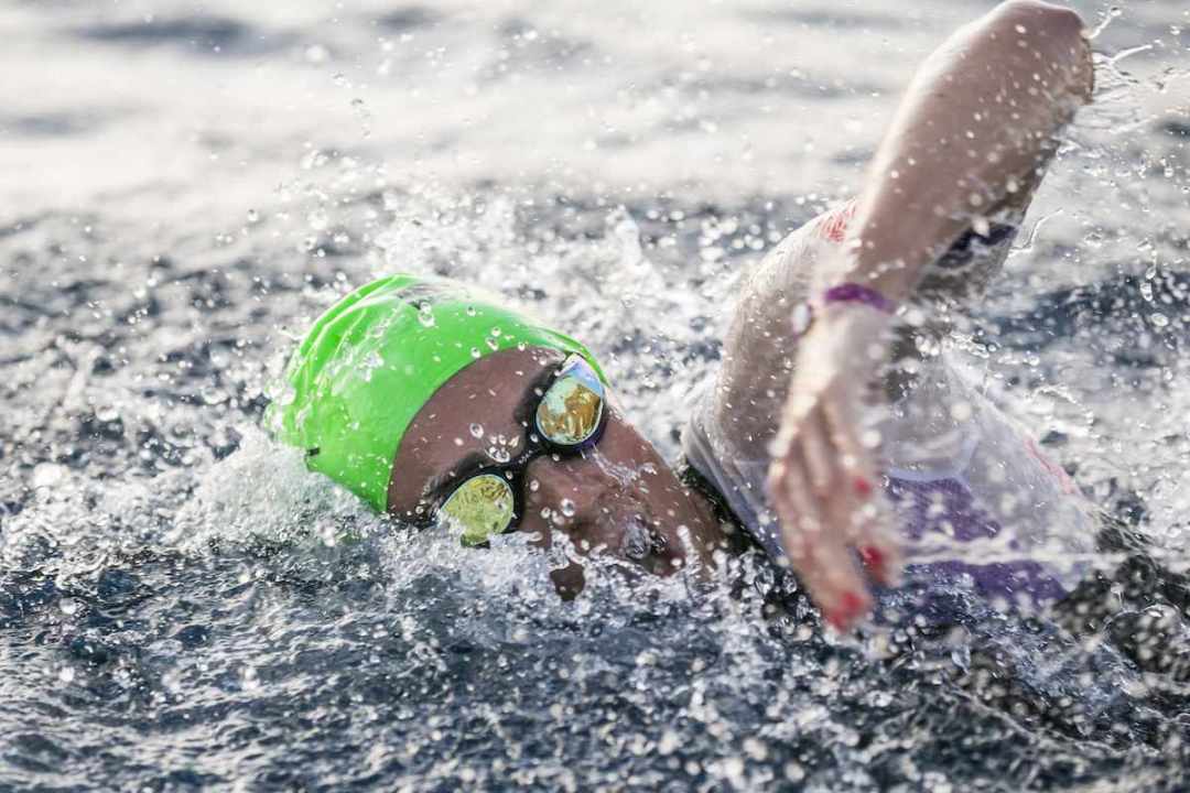 Lucy Charles-Barclay swimming