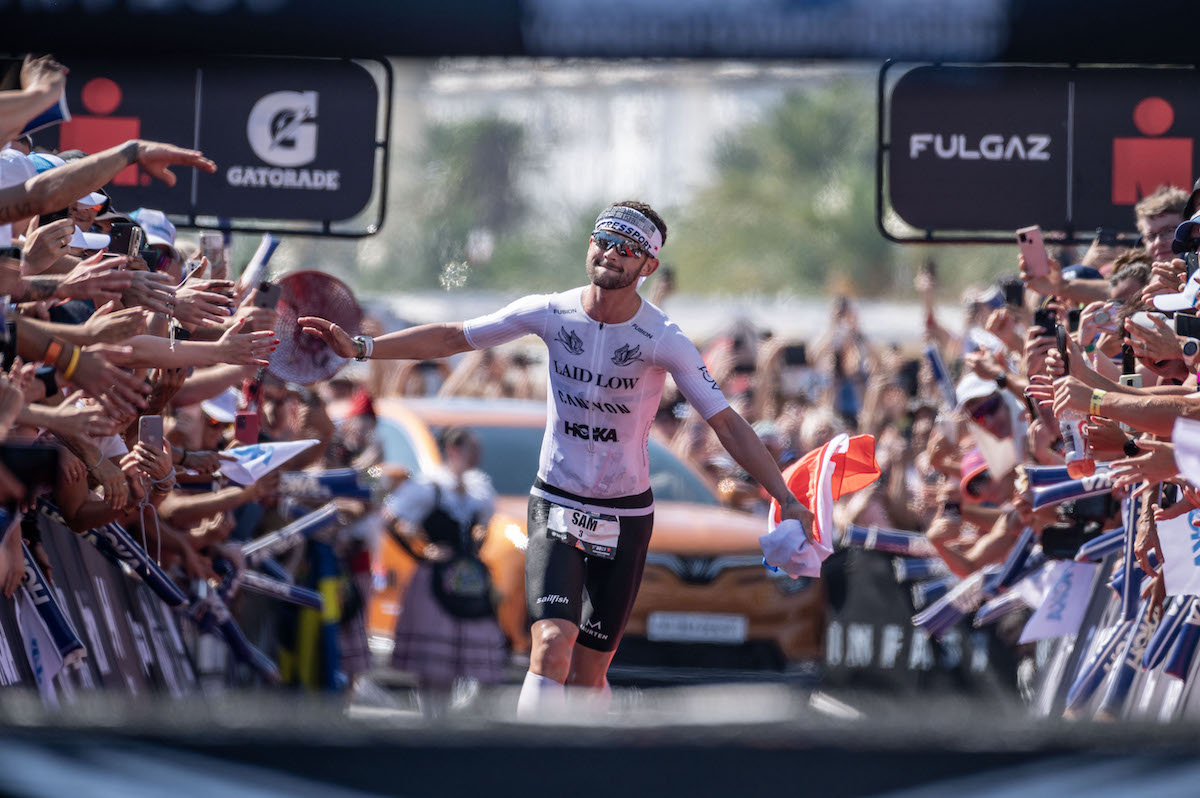 Sam Laidlow winning Ironman World Championship