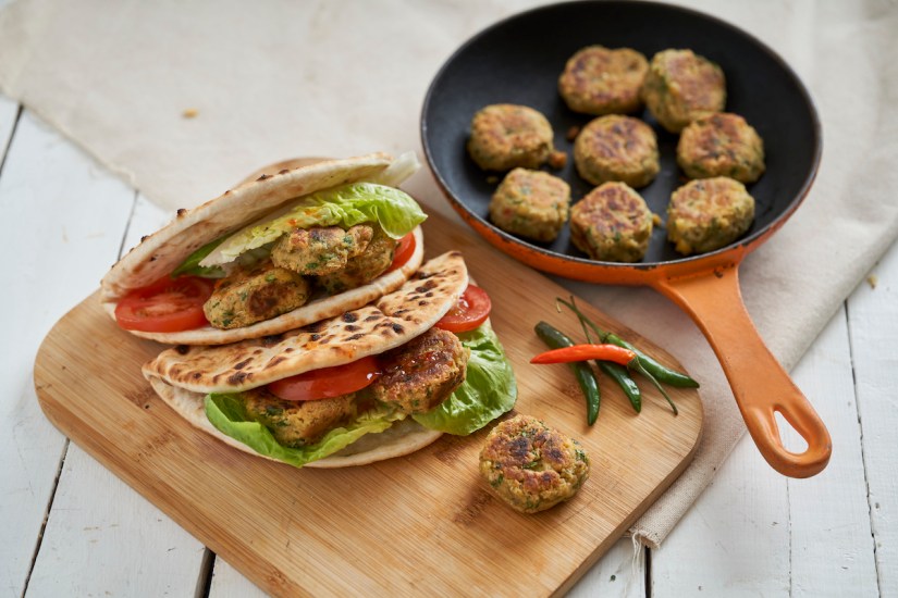 Chickpea falafel bites