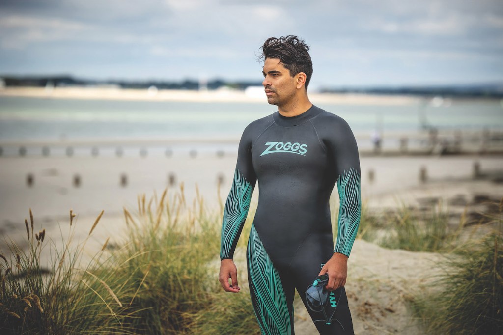 Swimmer using Zoggs Hypex Pro wetsuit