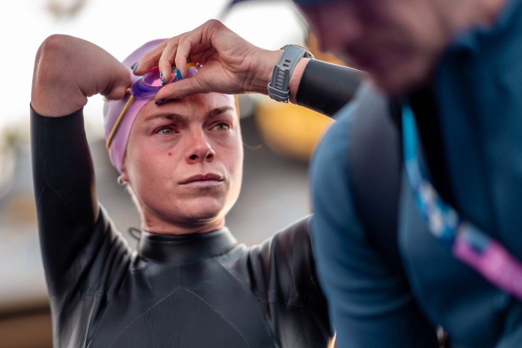 GB medal hope Lauren Steadman at the Paris Paralympic 2024 swim familiarisation