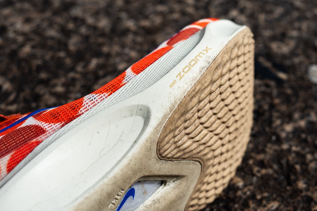 Close-up of Nike Zoom Fly 5 running shoe