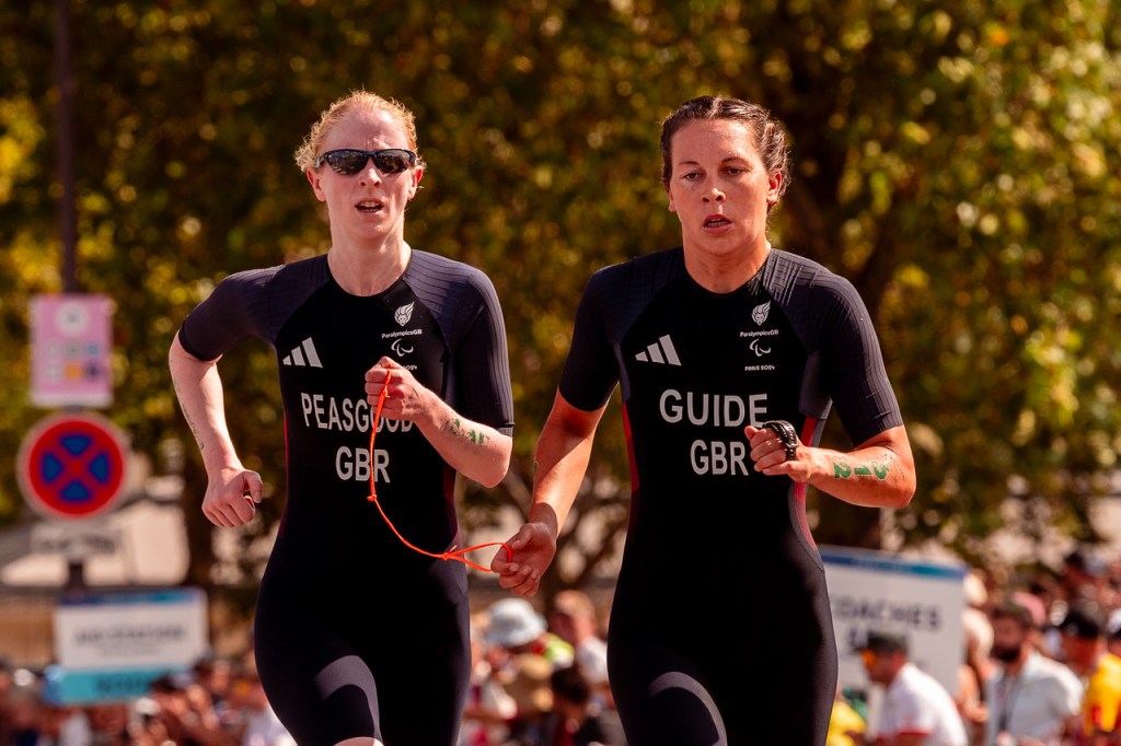 GB's Alison Peasgood and Brooke Gillies competing at the Paris 2024 Paralympic Games