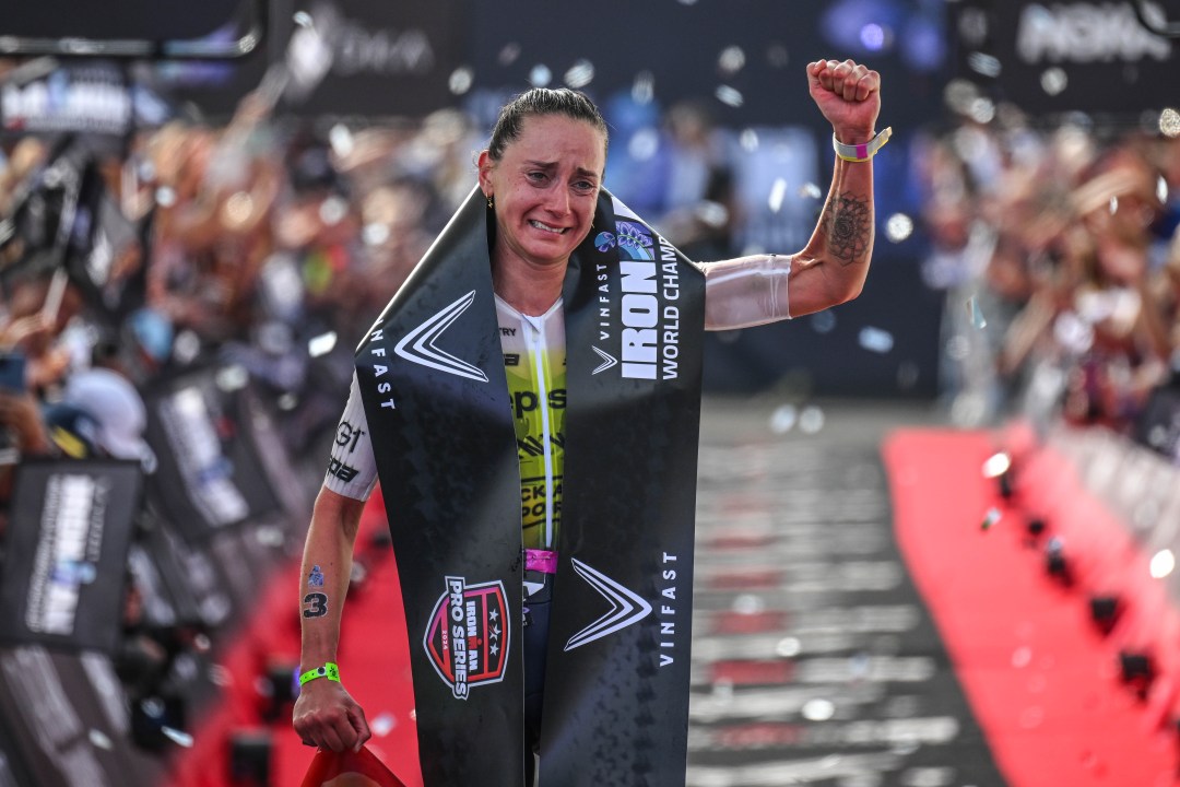 Laura Phiulipp at the 2024 Nice Vinfast IRONMAN World Championship