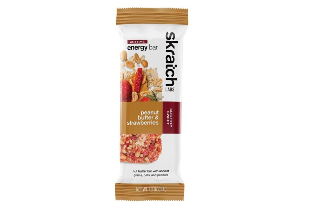 Skratch Labs peanut butter and strawberries bar