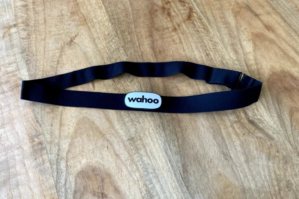 Close-up of Wahoo Trackr Heart Rate Monitor