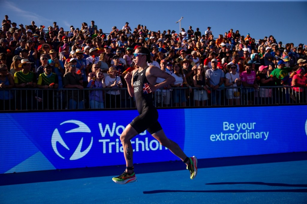 Olivia Mathias runs in for 14th at the 2024 Grand Final in Torremolinos, Spain