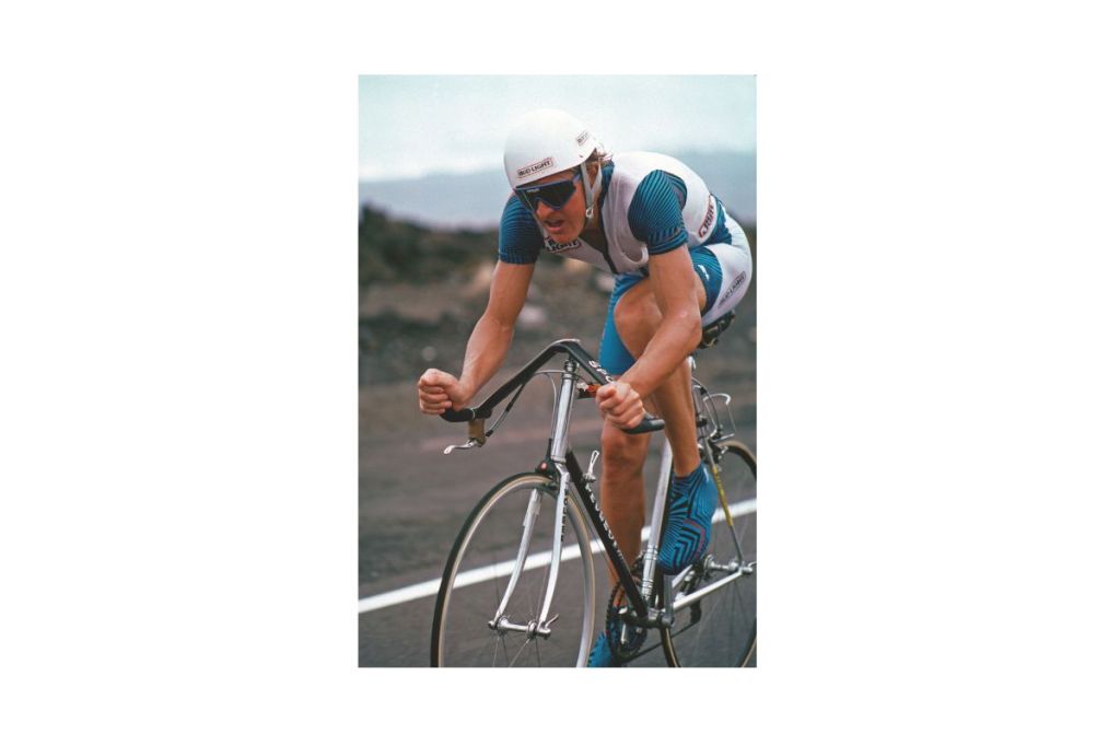 US triathlete Scott Tinley was seen sporting an early version of them in Hawaii during the 1985 showdown. 