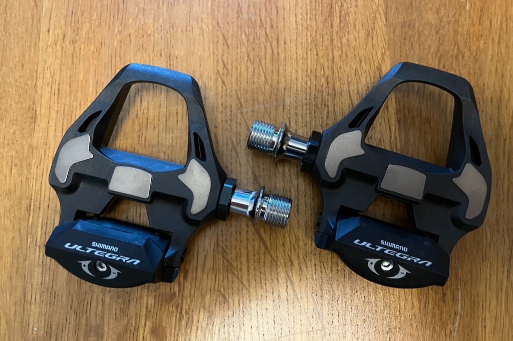 Shimano Ultegra PD-R8000 pedals on table