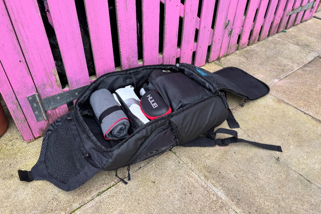 Inside contents of Huub Travel Backpack