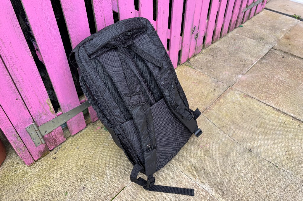 Back of Huub Travel Backpack