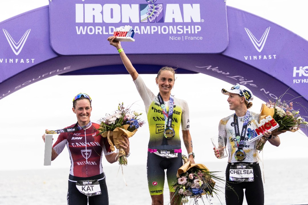 Laura Philipp of Germany is crowned 2024 VinFast IRONMAN World Champion in Nice, France